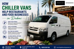 Chiller van for hotel and restaurants