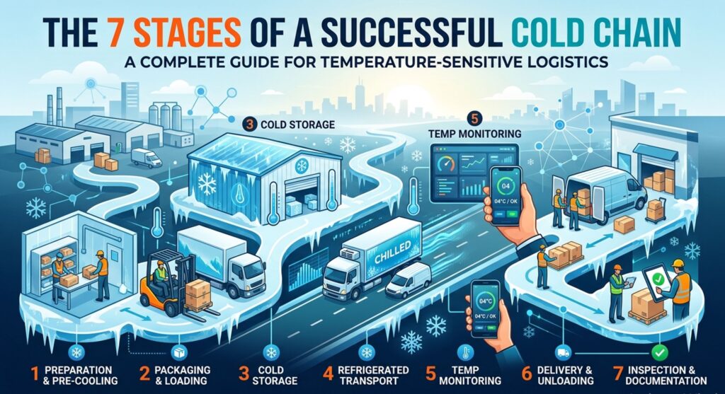 7 stages of a successful cold chain